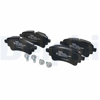 BREMSBELAGSATZ SCHEIBENBREMSE DELPHI LP3670