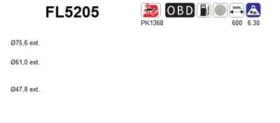 FILTRU FUNINGINE/PARTICULE SIST.DE ESAPAMENT