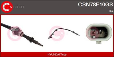 SENZOR TEMPERATURA GAZE EVACUARE