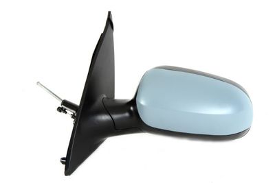 Zijspiegel Links (mechanisch, asferisch, under-coated) past: OPEL CORSA C 09.00-05.06