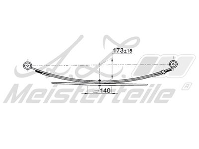 комплект пружини A.Z. Meisterteile AZMT-42-089-9007