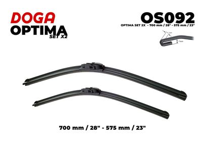 DOGA OS092 Щетка стеклоочистителя  для HONDA (Хонда)