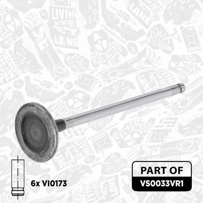 SET SUPAPE SUPAPă ADMISIE/EVACUARE ET ENGINETEAM VS0033VR1 2