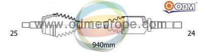 Приводной вал Multiparts 18-352240 для FIAT TIPO