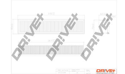 Vzduchový filtr Dr!ve+ DP1110.10.0095