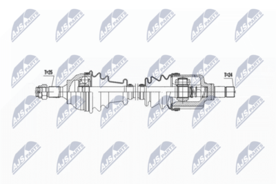 Wał napędowy NTY NPW-CT-139