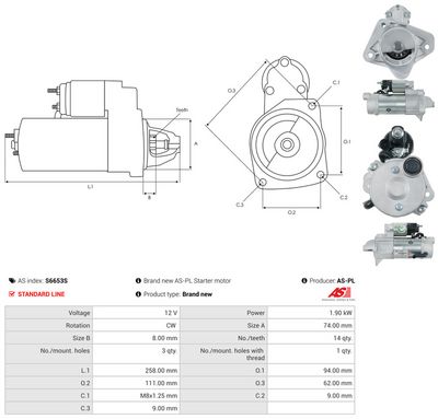 STARTER AS-PL S6653S 4
