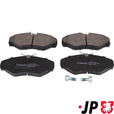 stabdžių trinkelių rinkinys, diskinis stabdys 1263601910 JP GROUP