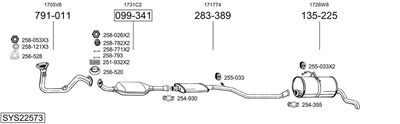 SISTEM DE ESAPAMENT BOSAL SYS22573