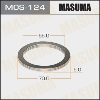 Уплотнительное кольцо, труба выхлопного газа MASUMA MOS-124 для TOYOTA CRESTA