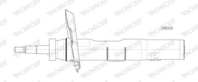 Schokdemper Voor Rechts past: MERCEDES A (V177), A (W177), B SPORTS TOURER (W247) 1.3-2.0H 03.18-