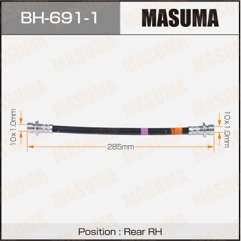 Тормозной шланг MASUMA BH-691-1 для HONDA JAZZ