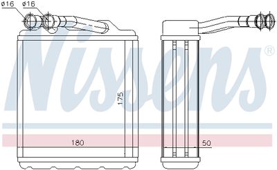 SCHIMBATOR CALDURA INCALZIRE HABITACLU NISSENS 73464 5