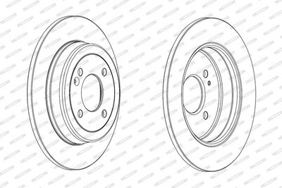 BREMSSCHEIBE FERODO DDF2090C 1