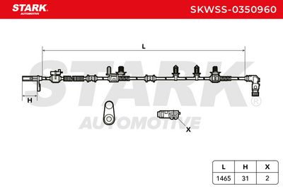 датчик, обороти на колелото STARK SKWSS-0350960