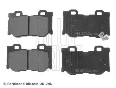 BLUE PRINT Bremsbelagsatz, Scheibenbremse