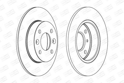 BREMSSCHEIBE CHAMPION 561257CH 1
