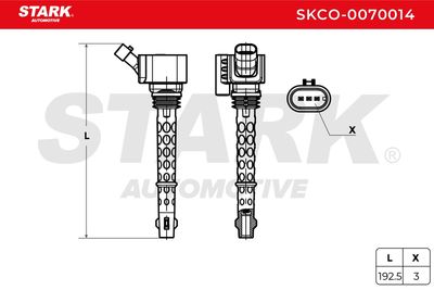 запалителна бобина STARK SKCO-0070014