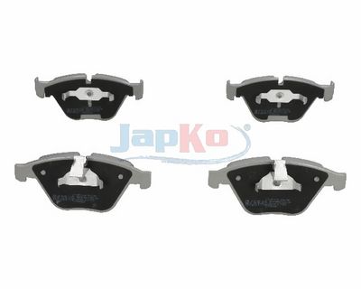 комплект спирачно феродо, дискови спирачки JAPKO 500115