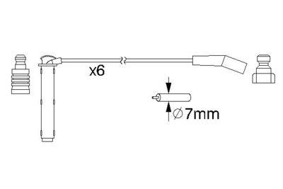 BOSCH Zündleitungssatz