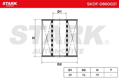 маслен филтър STARK SKOF-0860021