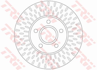 TRW DF6217 Тормозные диски  для FORD C-MAX (Форд К-маx)