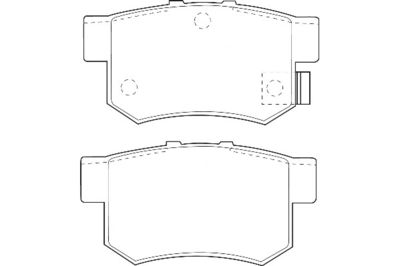 Omnicraft 2135711 Тормозные колодки и сигнализаторы  для ACURA  (Акура Легенд)