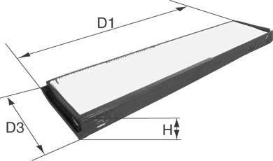 FILTRU AER HABITACLU DAVID VASCO X770 1