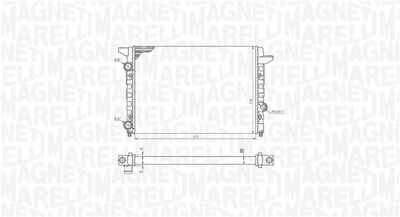 MAGNETI MARELLI Kühler, Motorkühlung