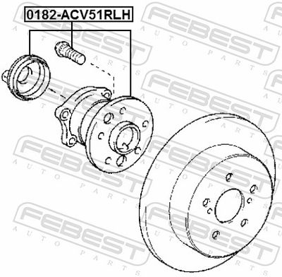 Wheel Hub 0182-ACV51RLH