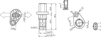 SENZOR IMPULSURI ARBORE COTIT BOSCH 0261210318 5
