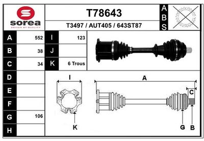 ANTRIEBSWELLE EAI T78643