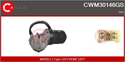 Двигатель стеклоочистителя CASCO CWM30146GS для FIAT 132