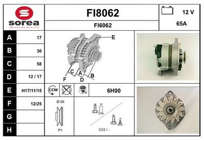GENERATOR SNRA FI8062