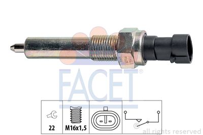 Выключатель, фара заднего хода FACET 7.6143 для LANCIA THEMA