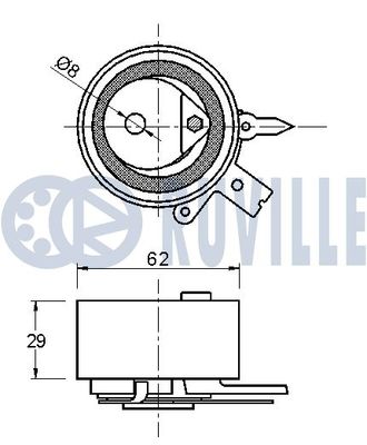 ROLA INTINZATOR CUREA DISTRIBUTIE RUVILLE 542048 1