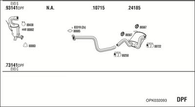 ABGASANLAGE WALKER OPK032093
