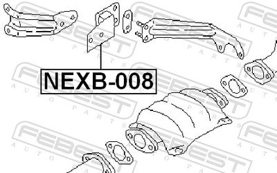 SUPORT TOBA ESAPAMENT FEBEST NEXB008 1