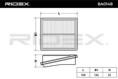 въздушен филтър RIDEX