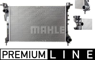 MAHLE CR 1661 000P Радиатор охлаждения двигателя  для FIAT TIPO (Фиат Типо)