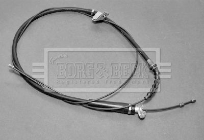 Тросик, cтояночный тормоз BORG & BECK BKB1747 для NISSAN CABSTAR