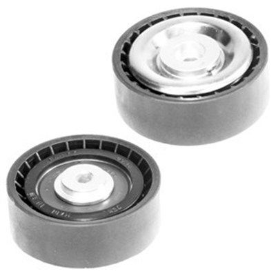 Įtempiklio skriemulys, V formos rumbuotas diržas