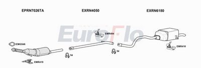 Układ wydechowy EUROFLO RNGRAS15D6011D