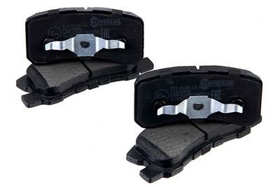 комплект спирачно феродо, дискови спирачки STELLOX 1538 000B-SX