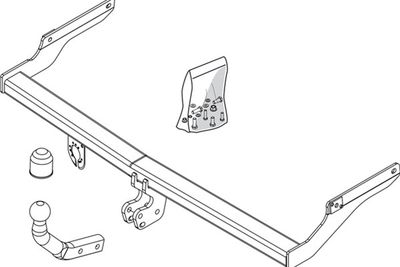 Zestaw zaczepu przyczepy BRINK 406900