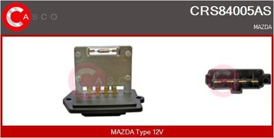 CASCO CRS84005AS Вентилятор салона  для MAZDA 323 F V (BA) 1.5 16V