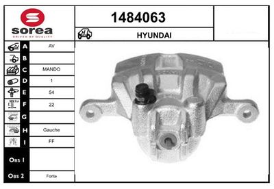 BREMSSATTEL SNRA 1484063