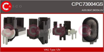Měnič tlaku, výfukový systém CASCO CPC73004GS
