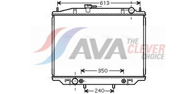 радиатор, охлаждане на двигателя AVA Clever Choice DNA2262