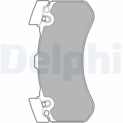 Brake Pad Set, disc brake LP2283